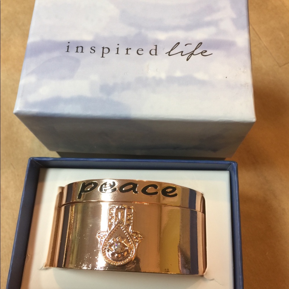 Bracelet 2 piece set copper tone